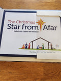 Wooden Nativity Scene and Spanish book Star from Afar Navidad Christmas
