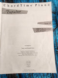 ChordTime Piano Popular - Level 2B by Randall Faber (1988, Trade Paperback) book