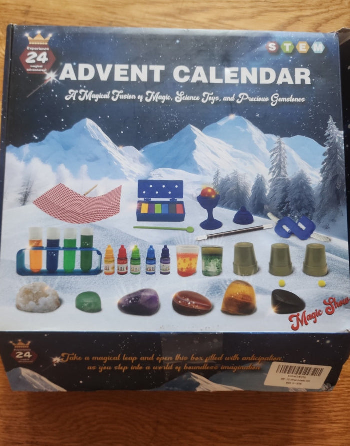 Magic & STEM Advent Calendar - A Magical Fusion of Magic, Science Toy & Gemstone