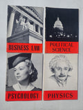 Vintage Encyclopedia Britannica Home Reading Guide Lot of 4- 1955