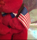Ty Thomas - Red Bear with Flag 14" Patriotic (11)