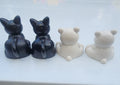 LEGO DUPLO Lot: 2 Black Cats & 2 Polar Bears Minifigures/Figures