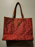 Tommy Hilfiger TH Logo Handbag Tote Multi Color Large Purse Shoulder Bag