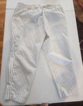 Liz Claiborne  Capris white with Black Pinstripes Career Pants 16 XL