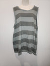 Free Assembly Tank Top Women’s Green Stripes XL