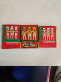 1930s - 1940s Pep Boys Matchbook Advertising Cadet Batteries Cornell tires,