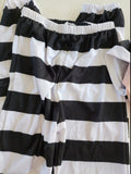 Boy's Prisoner Convict Tattoo Sleeves Child Size M  Halloween Costume
