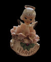 50's LEFTON February ANGEL figurine Japan 489 Violet Amethyst aprox 4.5"