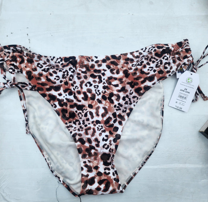 New leopard Bikini Bottoms 2X  20W -  22W