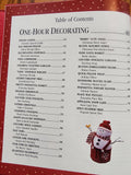 One-Hour Christmas Crafts - Leisure Arts Staff (1998, Hardcover Book)