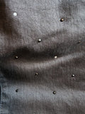 Women's Black Jeans with embellished studs on front by Boston Proper size 8.