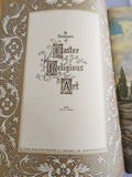 Ideals 1962 A Treasure of Easter Religious Art Hardback Vintage Book