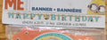 Despicable Me Minion Made Happy Birthday Banner Length 6.25 Ft