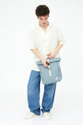 Roll Mini Backpack Stone Blue
