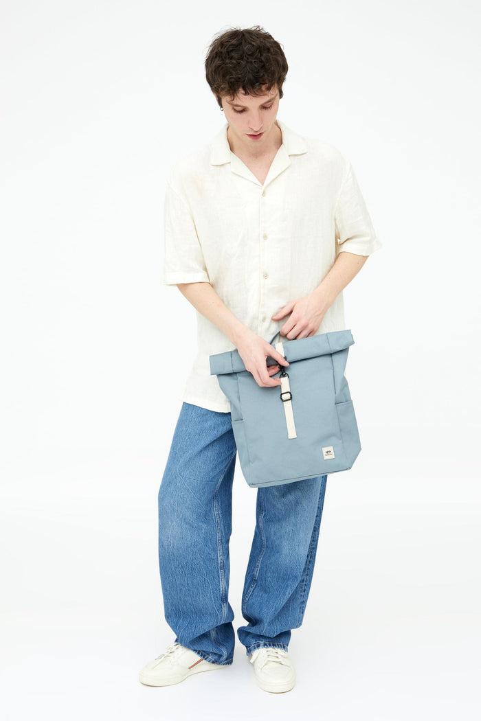 Roll Mini Backpack Stone Blue