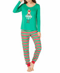 Matching Family Pajamas  Womens Crushed It Stripe Pajama Set, Size XS