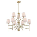 World Imports Millau Collection 5-Light Satin Gold Chandelier