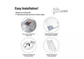 Metalux 2 Ft. X 2 Ft. White Integrated Led Flat Panel Troffer Light Fixture 4200