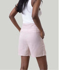 Reistor Womens Drawstring Shorts - Dusty Pink, Medium
