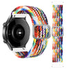 MVSSAT Braided Magnetic Buckle Watch Band 22mm Rainbow
