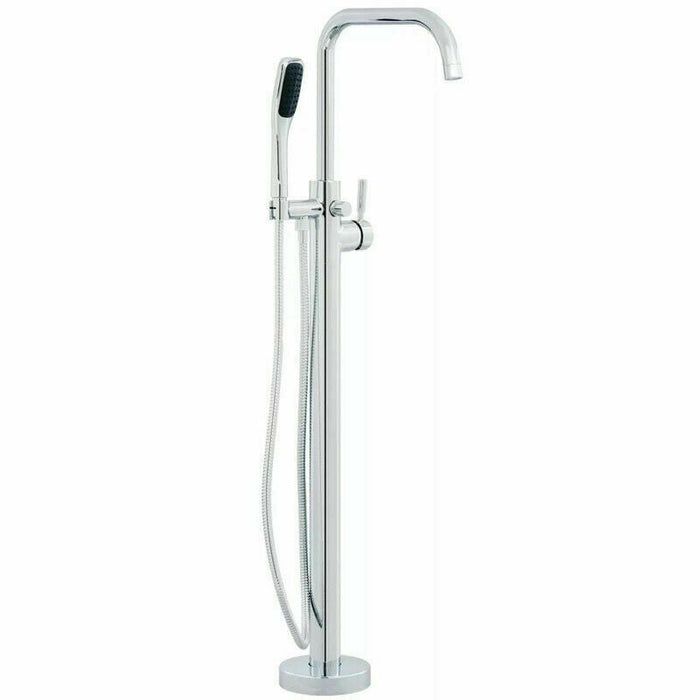 Miseno MTF194 Floor Mounted Tub Filler with 1.8 GPM Hand Shower Integrated Valve