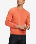 Tommy Hilfiger Mens Signature Crew-Neck Classic Fit Sweater