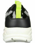 Kingside Mens Geoffrey Dad Sneaker Black Grey Neon, Size 12M