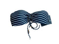 Tommy Hilfiger Womens Striped Center Halter Bikini Top