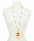 Alfani Tortoise-Look Geometric, 36in Pendant Necklace