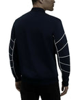 International Concepts Mens Piped Zip-Front Knit Jacket