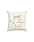 Morgan Home Typography 18×18 Decorative Pillow