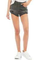 Free People Black Romeo Rolled Cut Off Shorts, Size 26