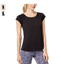 Ideology Womens Crisscross Back Top
