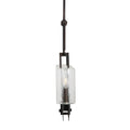 Uttermost Pinecroft 7 Light Island Linear Pendant in Burnished Bronze, 47.25 in.