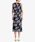 American Living Floral-Print A-Line Dress, Size 18