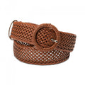 International Concepts Woven Braid Wrapped Buckle Belt