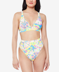 Jessica Simpson Tie-Dyed High-Waist Bikini Bottoms Women’s Swimsuit