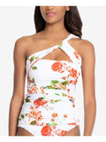 Rachel Rachel Roy Women One-Shoulder Floral-Print Tankini Top, Size XS