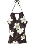 Lauren Ralph Lauren Villa Floral Halter Tankini Top, Size 16