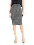 Kasper Womens Jacquard Slim Pencil Skirt, Size 10