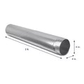 lot of 10 Everbilt 4 in. X 2 Ft. Aluminum Pipe