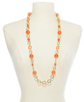 Inc Gold-Tone Stone & Bead Strand Necklace, 35-1/2+ 3 Extender