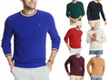 Tommy Hilfiger Mens Geneva Regular-Fit Tipped Ribbed-Knit Sweater