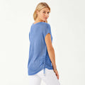 Tommy Bahama Alana Linen Side Tie V-Neck Sleeveless Sweater, Size Small