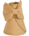 International Concepts Packable Roll-up Sun Visor Hat with Bow