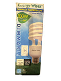 Energy Wiser 23W Dimmable CFL Bulb 100W Eq 1600lm Warm White Spiral E26