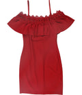 Bcx Juniors Lace-Trim Off-the-Shoulder Dress, Size 3
