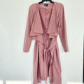 Dkny Draped-Lapel Trench Coat, Size 12