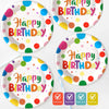 LeZakaa Birthday Paper Plates Set 50pcs 7 & 9 Inch Happy Birthday Balloon