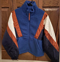 UGG Womens Kieren UGGfluff / Nylon Jacket Fleece/Nylon in Night Sky/Hardwood, Size M
